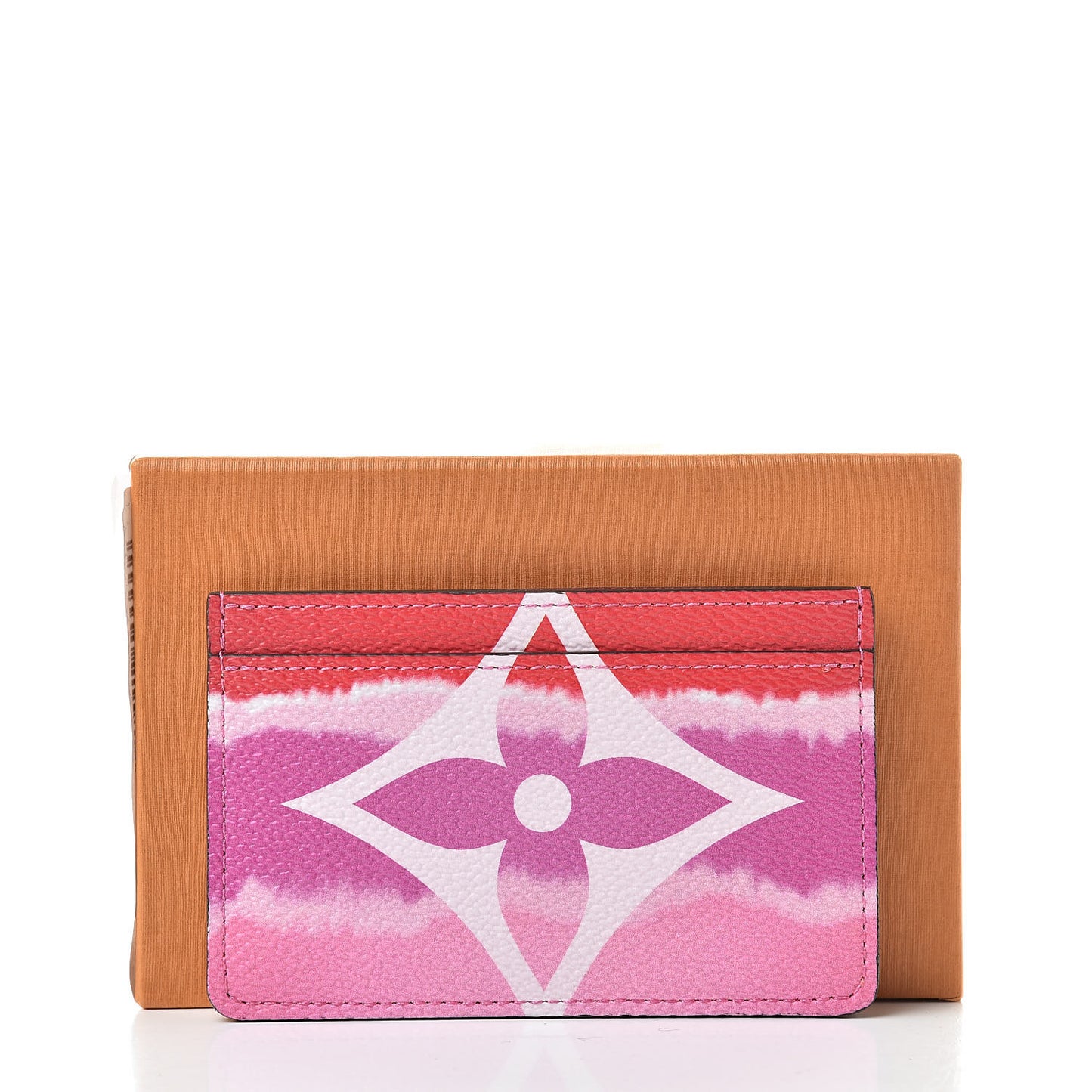 Monogram Escale Card Holder Rouge