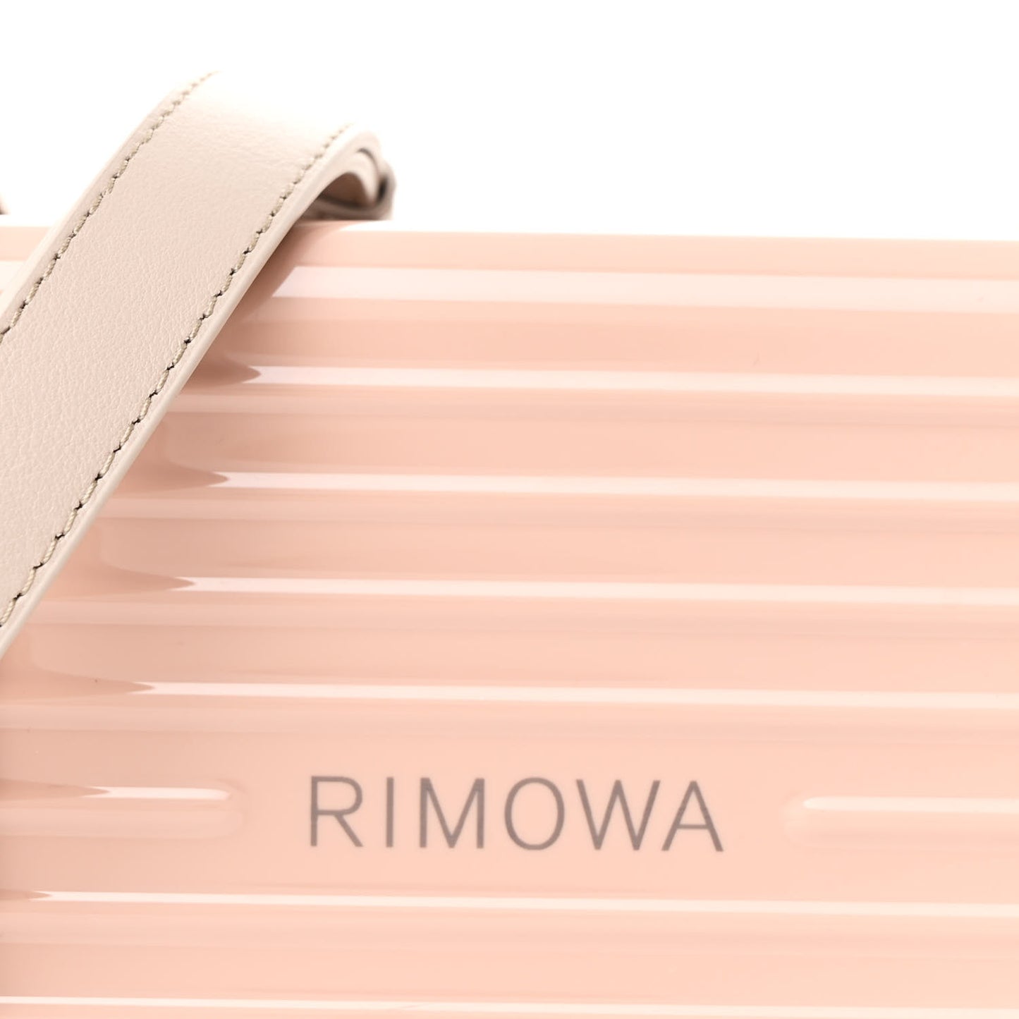 Gloss Polycarbonate Personal Cross-Body Bag Desert Rose
