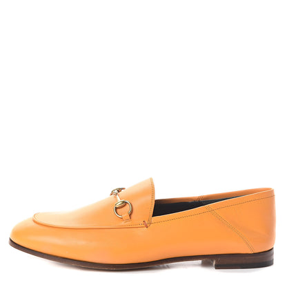 Gucci Lambskin Womens Brixton Horsebit Loafers 39.5 Crystal Copper 1 of 7