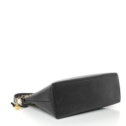 Chanel Caviar Large CC Shoulder Bag Black 4 of 9