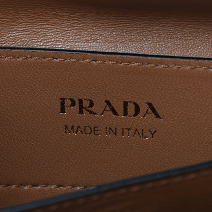 Prada City Calf Quilted Double Bag Caramel 6 of 9
