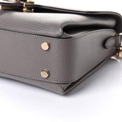 Gucci Dollar Calfskin Interlocking G Top Handle Shoulder Bag Loess 11 of 11