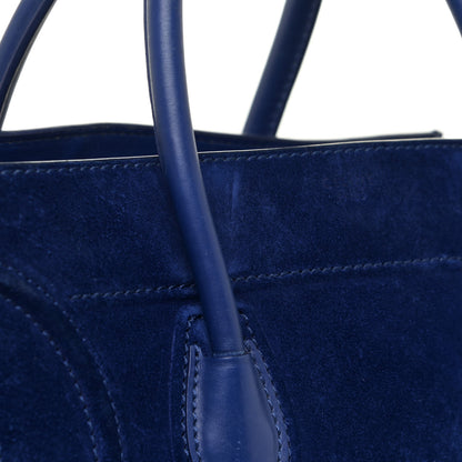 Celine Suede Medium Phantom Luggage Royal Blue 19 of 32