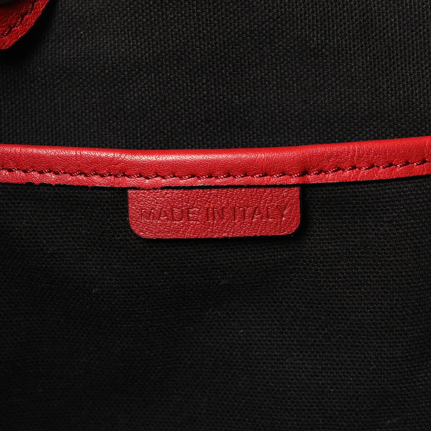 Burberry Soft Calfskin House Check Big Crush Tote Military Red 7 of 10