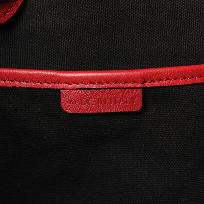 Burberry Soft Calfskin House Check Big Crush Tote Military Red 7 of 10