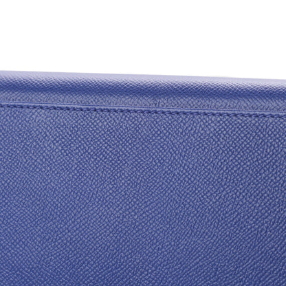 Hermes Epsom Kelly Sellier 32 Bleu Electrique 12 of 12