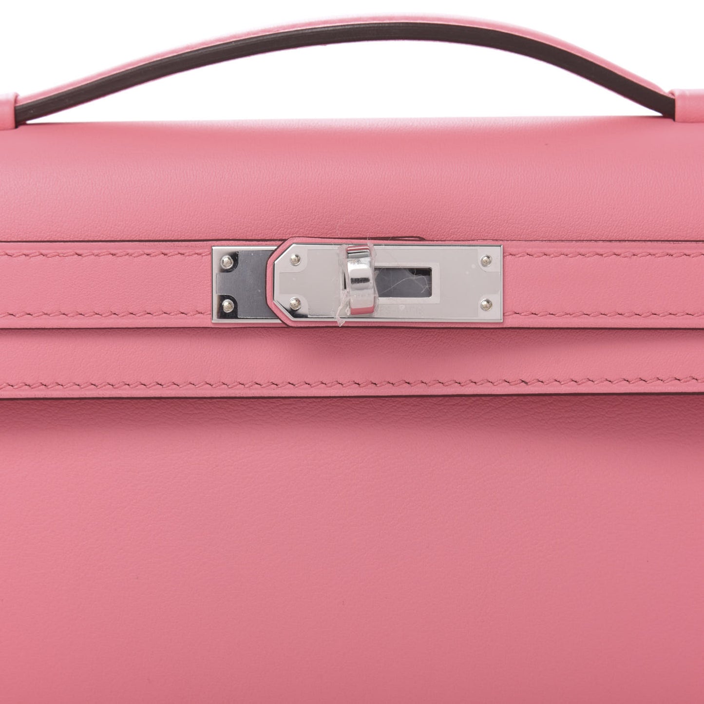 Swift Kelly Cut Clutch Pochette Rose D'Ete