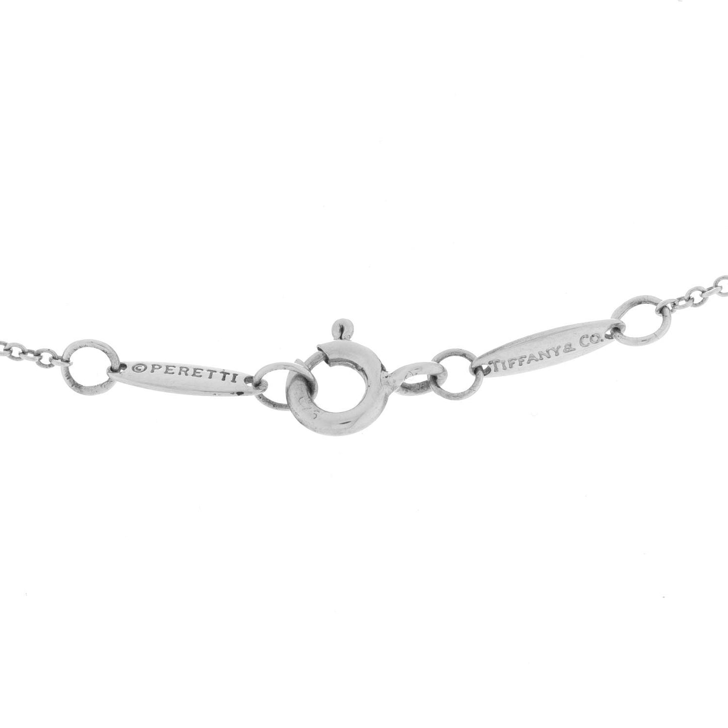 Sterling Silver Elsa Peretti Letter S Pendant Necklace