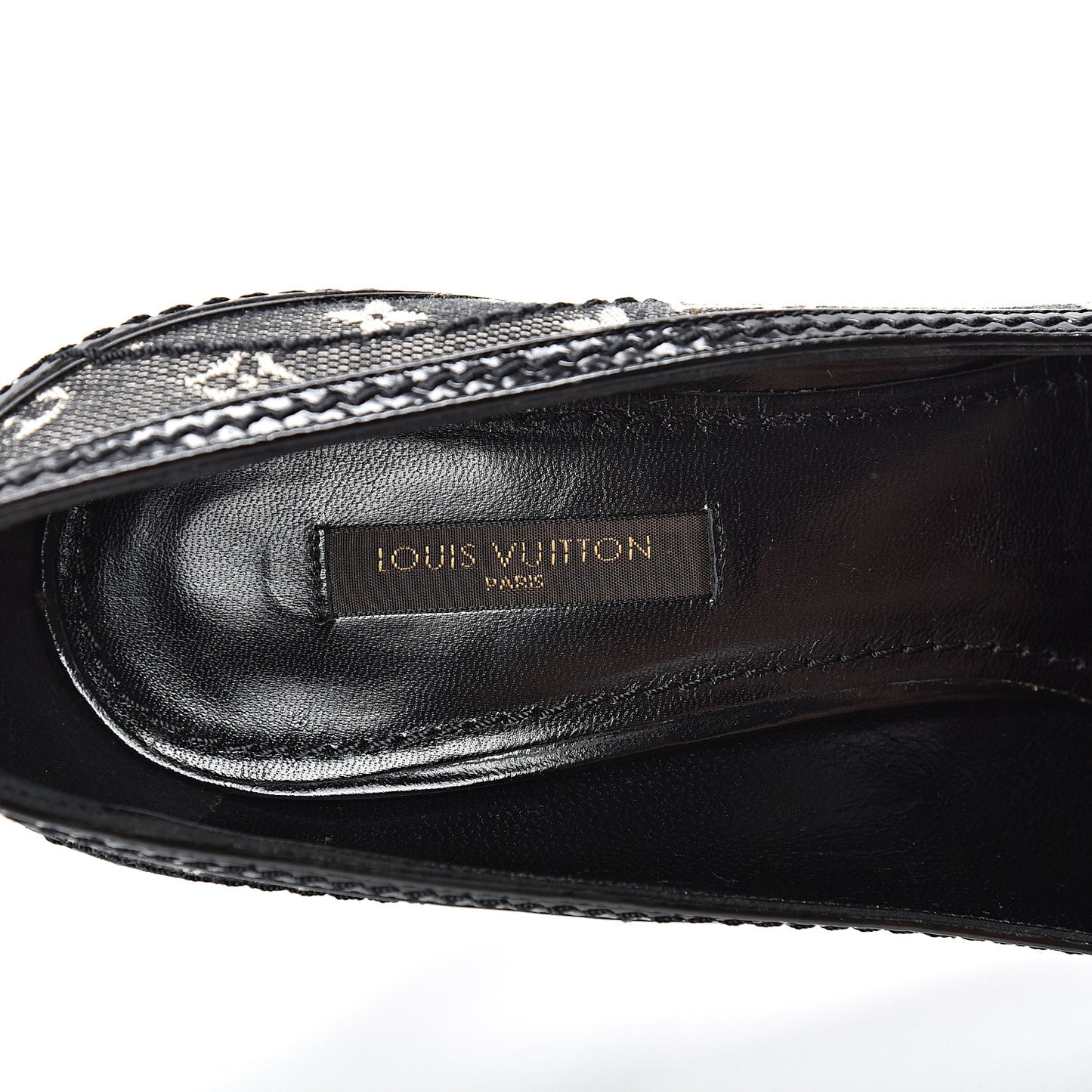 Mini Monogram Luxembourg Pumps 38.5 Gris