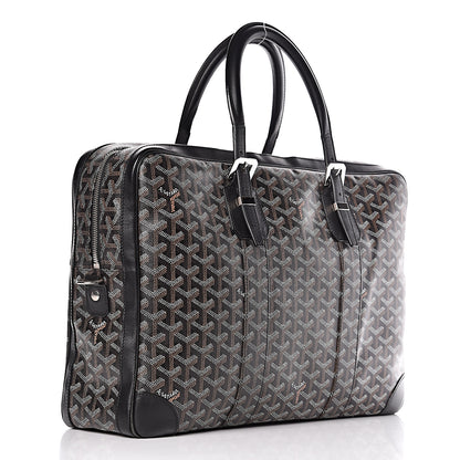 Goyard Goyardine Ambassade MM Briefcase Black 3 of 11