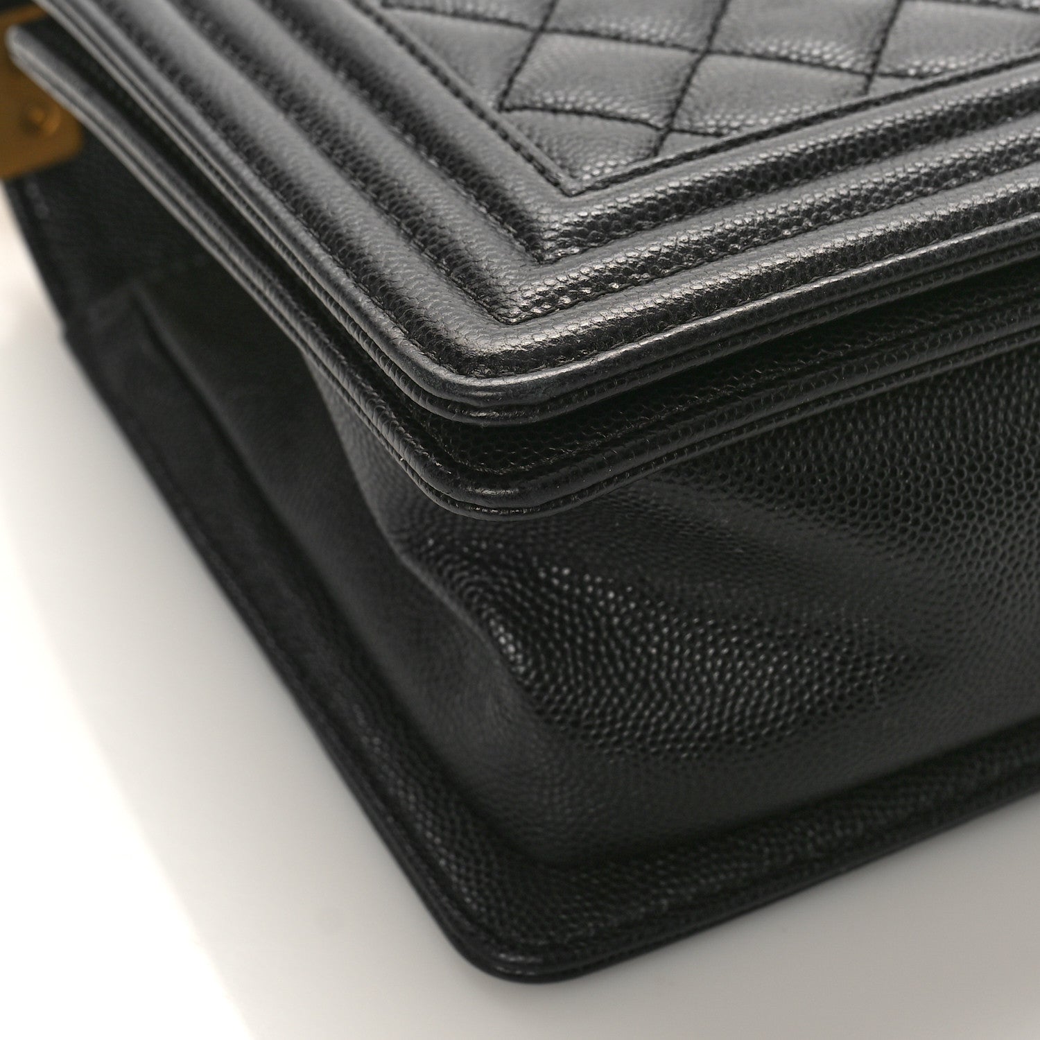 Chanel Caviar Quilted Medium Boy Flap Black 8 of 10