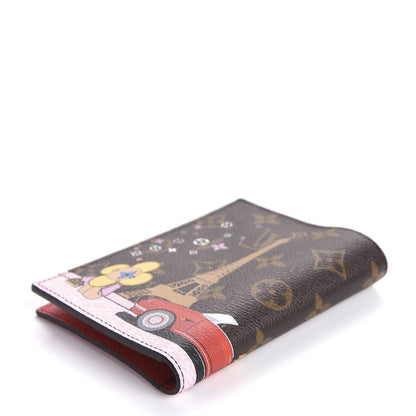 Louis Vuitton Monogram 2019 Christmas Animation Passport Cover Rouge 4 of 7