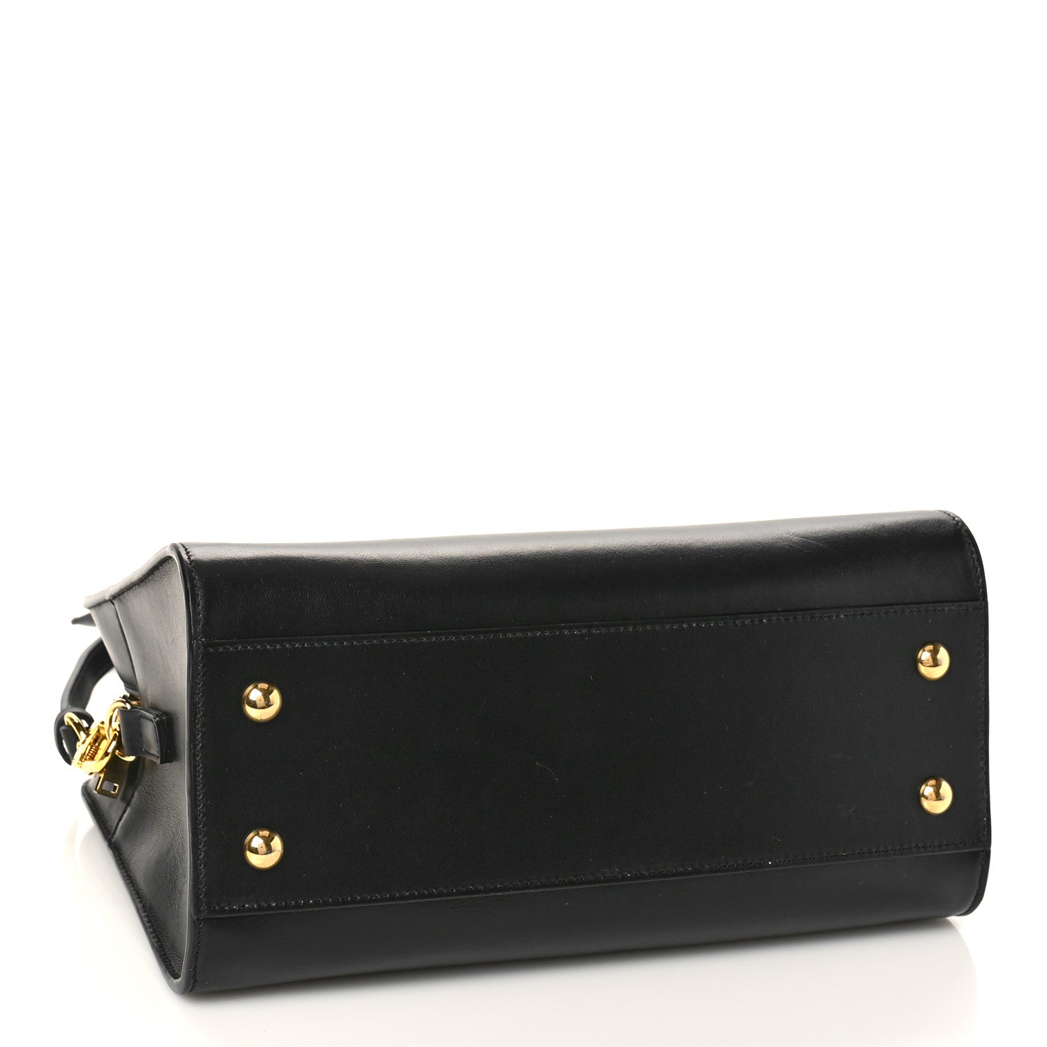 Saint Laurent Calfskin Monogram Baby Cabas Black 4 of 8