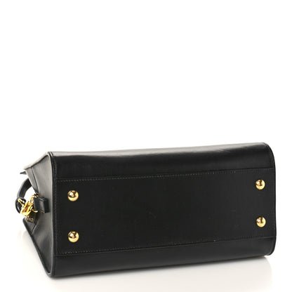 Saint Laurent Calfskin Monogram Baby Cabas Black 4 of 8
