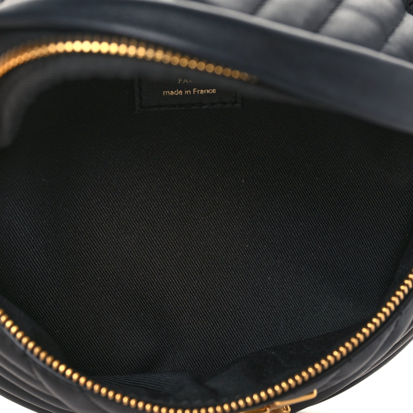 Calfskin Quilted New Wave Bumbag Black