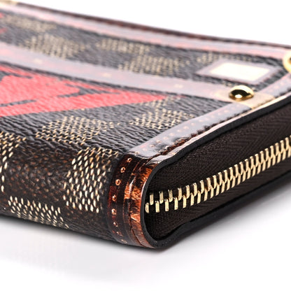 Louis Vuitton Transformed Damier Ebene Time Trunk Zippy Coin Purse 9 of 10