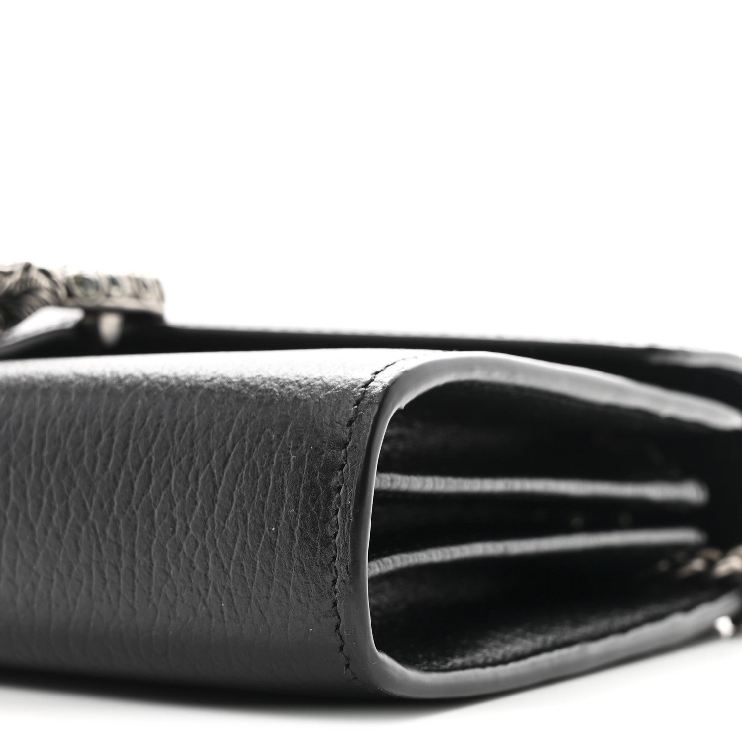 Gucci Calfskin Mini Dionysus Chain Wallet Black 12 of 12