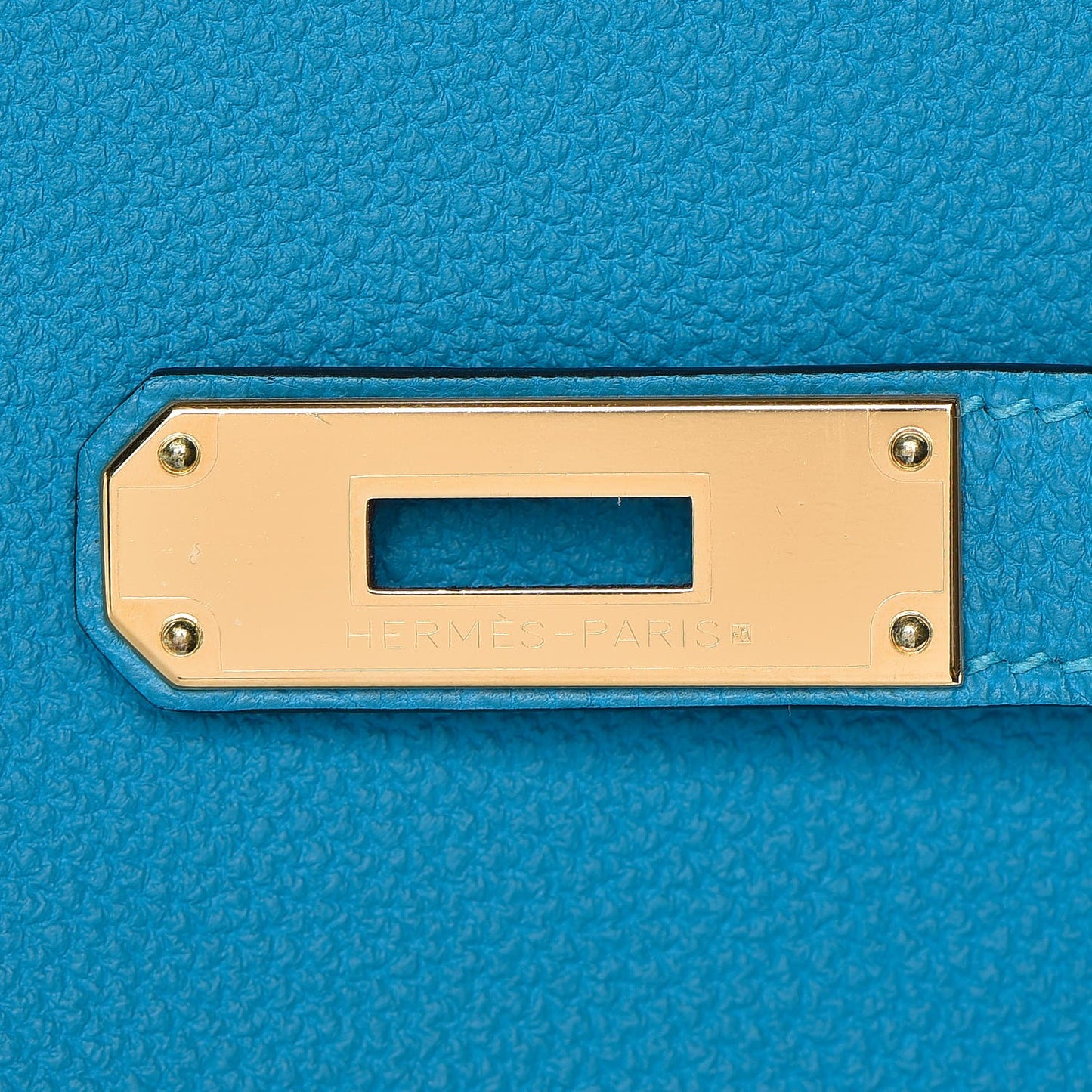 Togo Birkin 35 Turquoise
