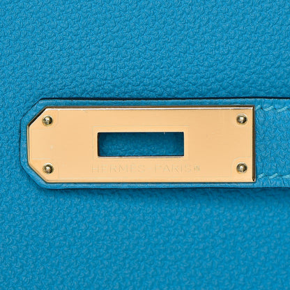 Hermes Togo Birkin 35 Turquoise 13 of 34