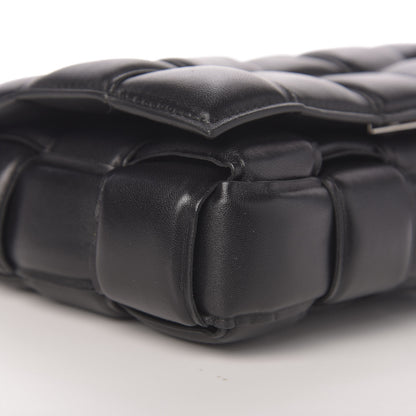 Bottega Veneta Lambskin Maxi Intreccio Padded Chain Cassette Crossbody Bag Black 8 of 10
