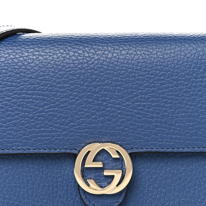 Gucci Dollar Calfskin Interlocking G Chain Wallet Caspian 8 of 11