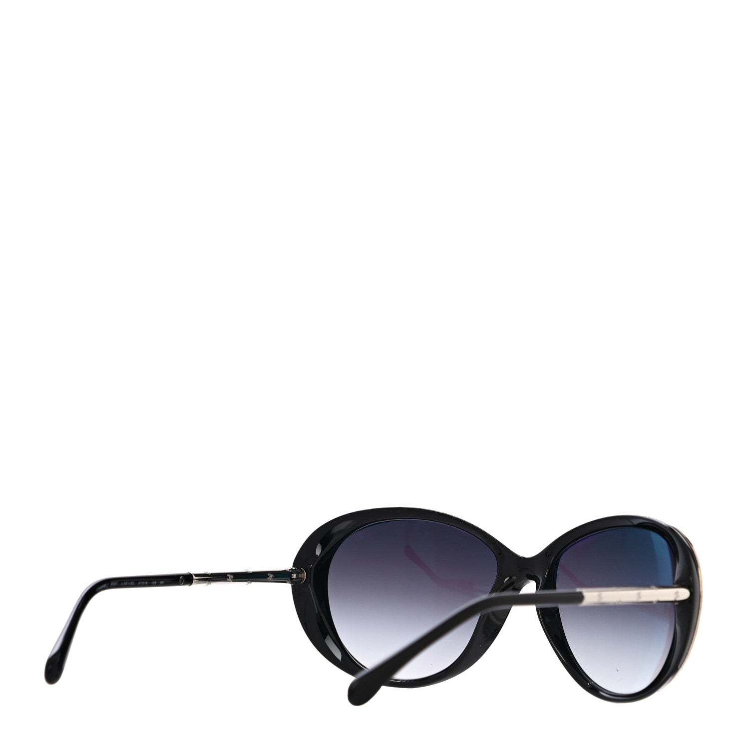 Chanel Acetate Butterfly CC Sunglasses 6037 Black 3 of 7