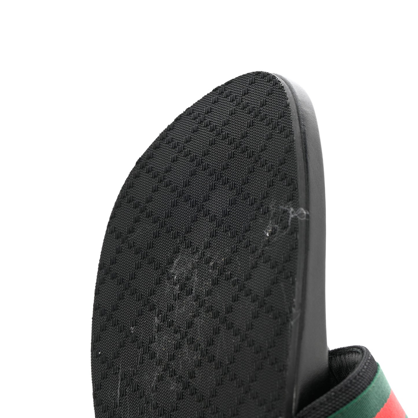Nylon Calfskin Web Mens Thong Sandals 9 Green Red Black