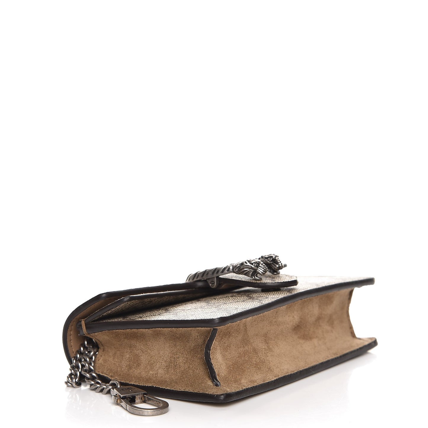 GG Supreme Monogram Super Mini Dionysus Shoulder Bag Taupe