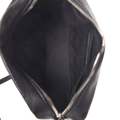 Saint Laurent Lambskin Monogram Small Lou Camera Bag Black 8 of 9