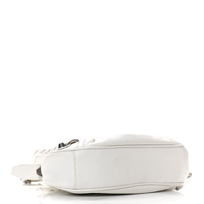 Balenciaga Agneau Arena Le Cagole Shoulder Bag XS Optic White 4 of 10