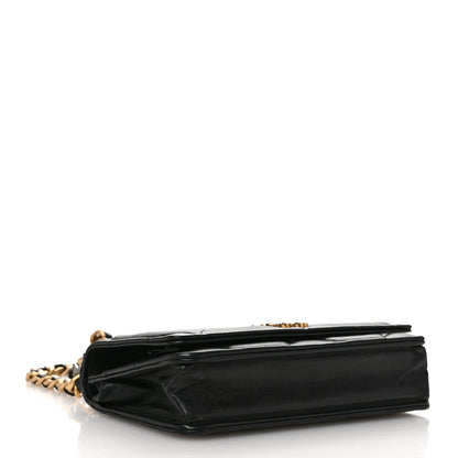 Chanel Lambskin Quilted Chanel 19 Wallet On Chain WOC Black 4 of 13