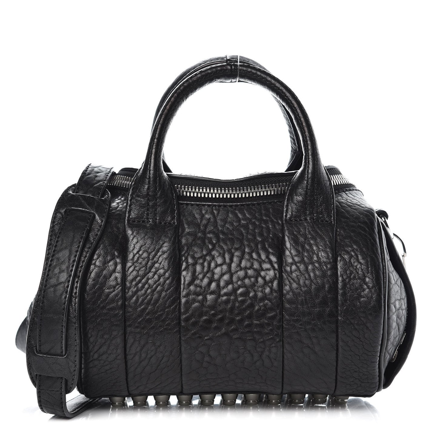 Pebbled Lambskin Mini Rockie Black Rhodium Hardware
