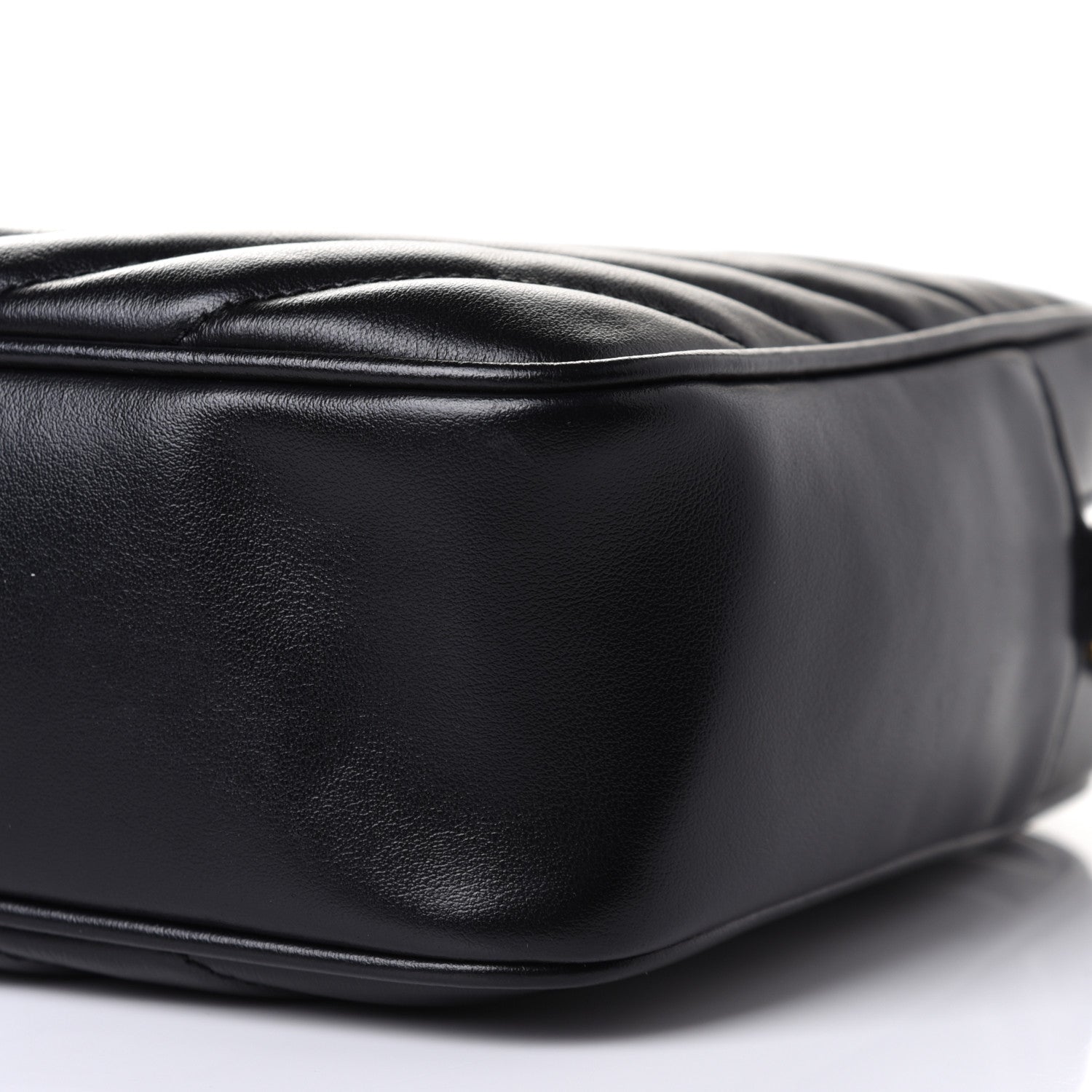 Saint Laurent Calfskin Matelasse Monogram Lou Camera Bag Black 9 of 11
