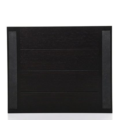Hermes Mahogany Wood Smooth Taurillon Pleiade Mouse Pad Etoupe 3 of 5