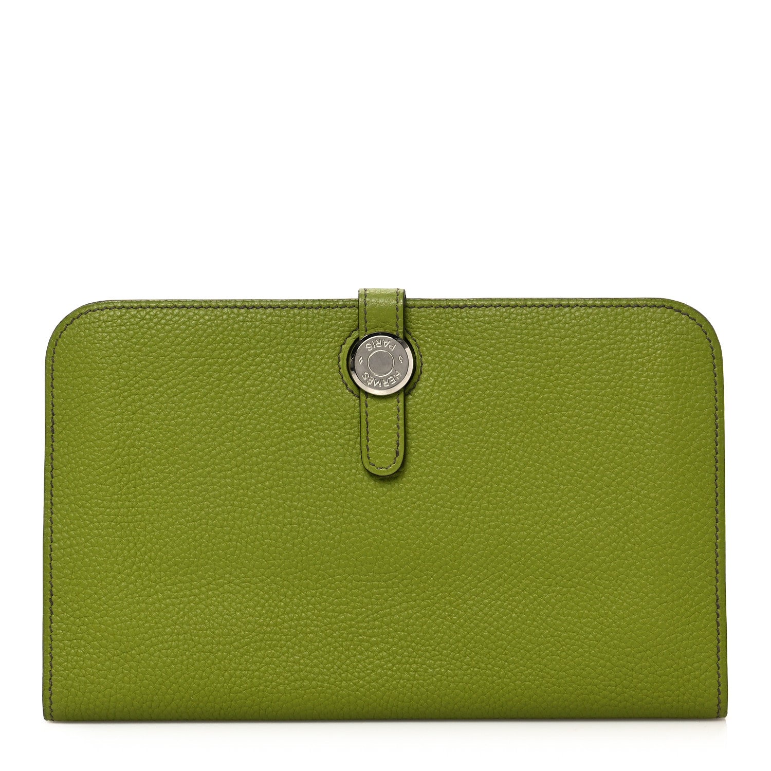 Hermes Togo Dogon Duo Wallet Vert Anis 2 of 8