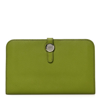 Hermes Togo Dogon Duo Wallet Vert Anis 2 of 8