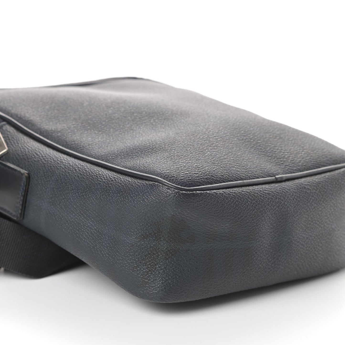 London Check Small Messenger Bag Dark Charcoal
