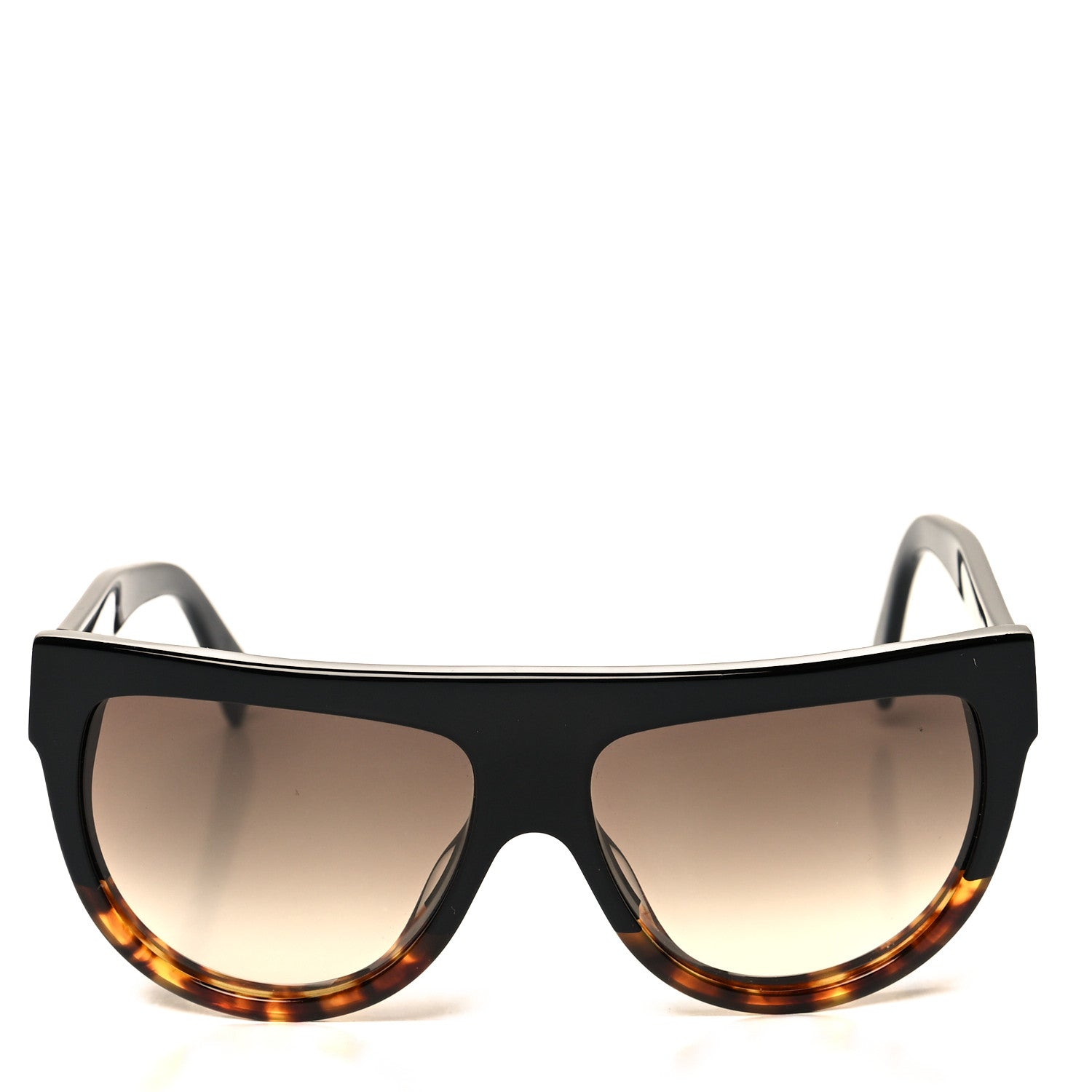 Celine Shadow Sunglasses CL 41026/S Black Havana 2 of 7