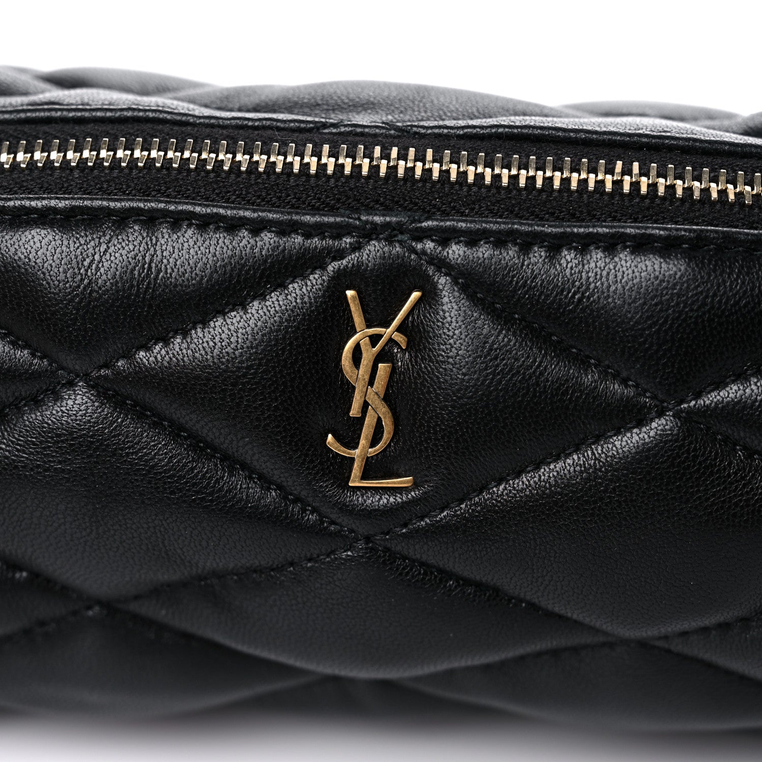 Saint Laurent Lambskin Monogram Mini Sade Tube Bag Black 10 of 10