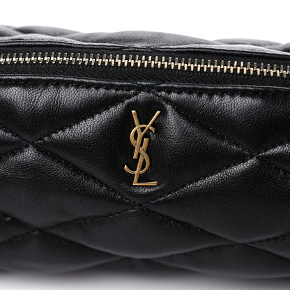 Saint Laurent Lambskin Monogram Mini Sade Tube Bag Black 10 of 10
