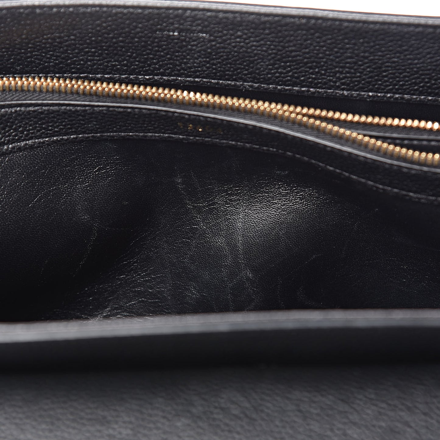 Grained Calfskin Classique 16 Top Handle Bag Black