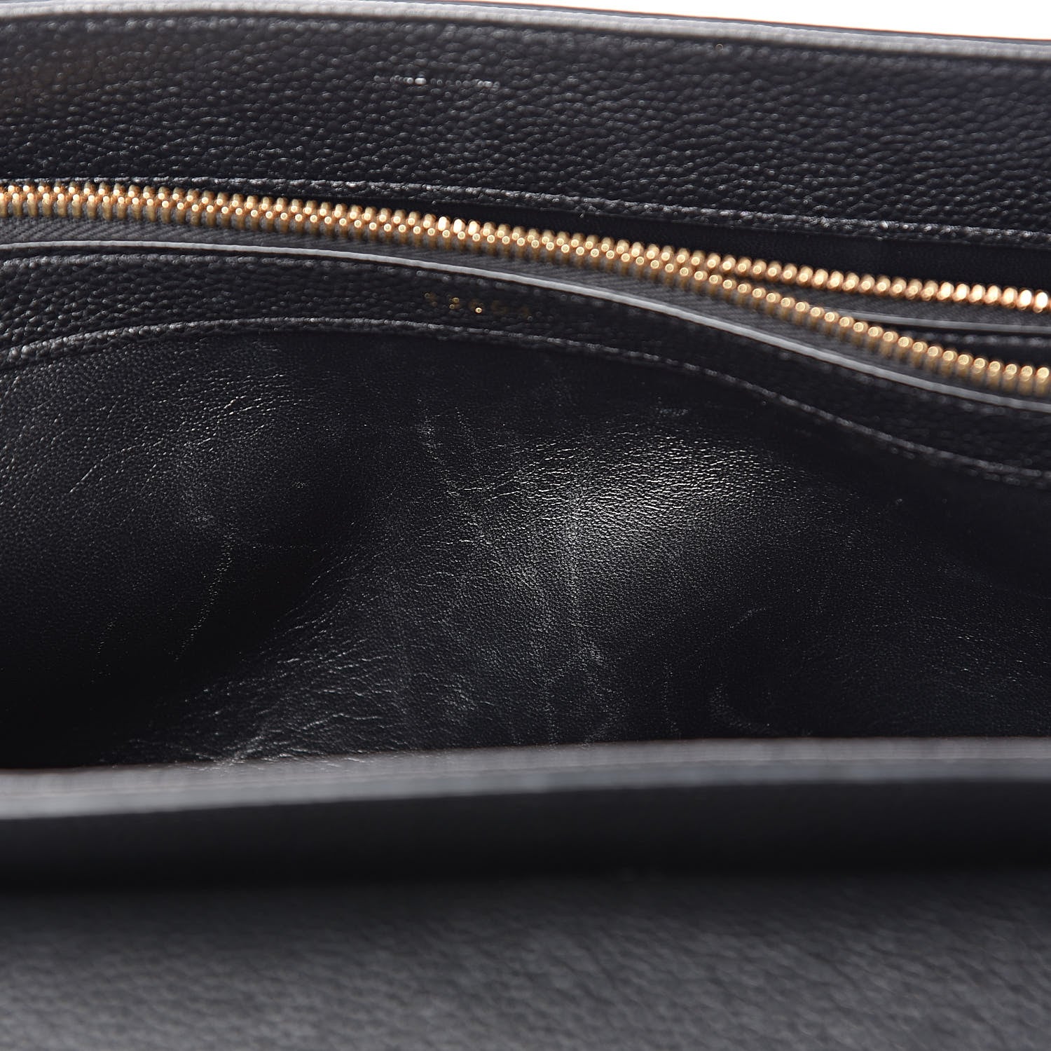 Celine Grained Calfskin Classique 16 Top Handle Bag Black 11 of 11