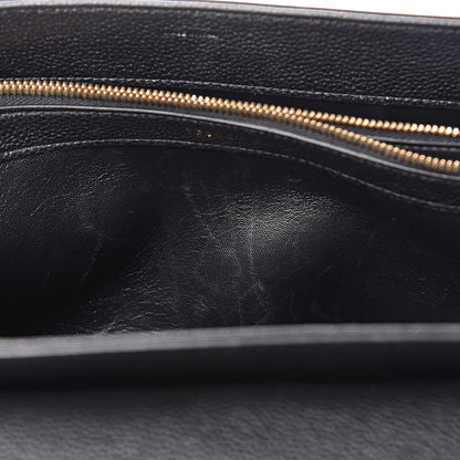 Celine Grained Calfskin Classique 16 Top Handle Bag Black 11 of 11