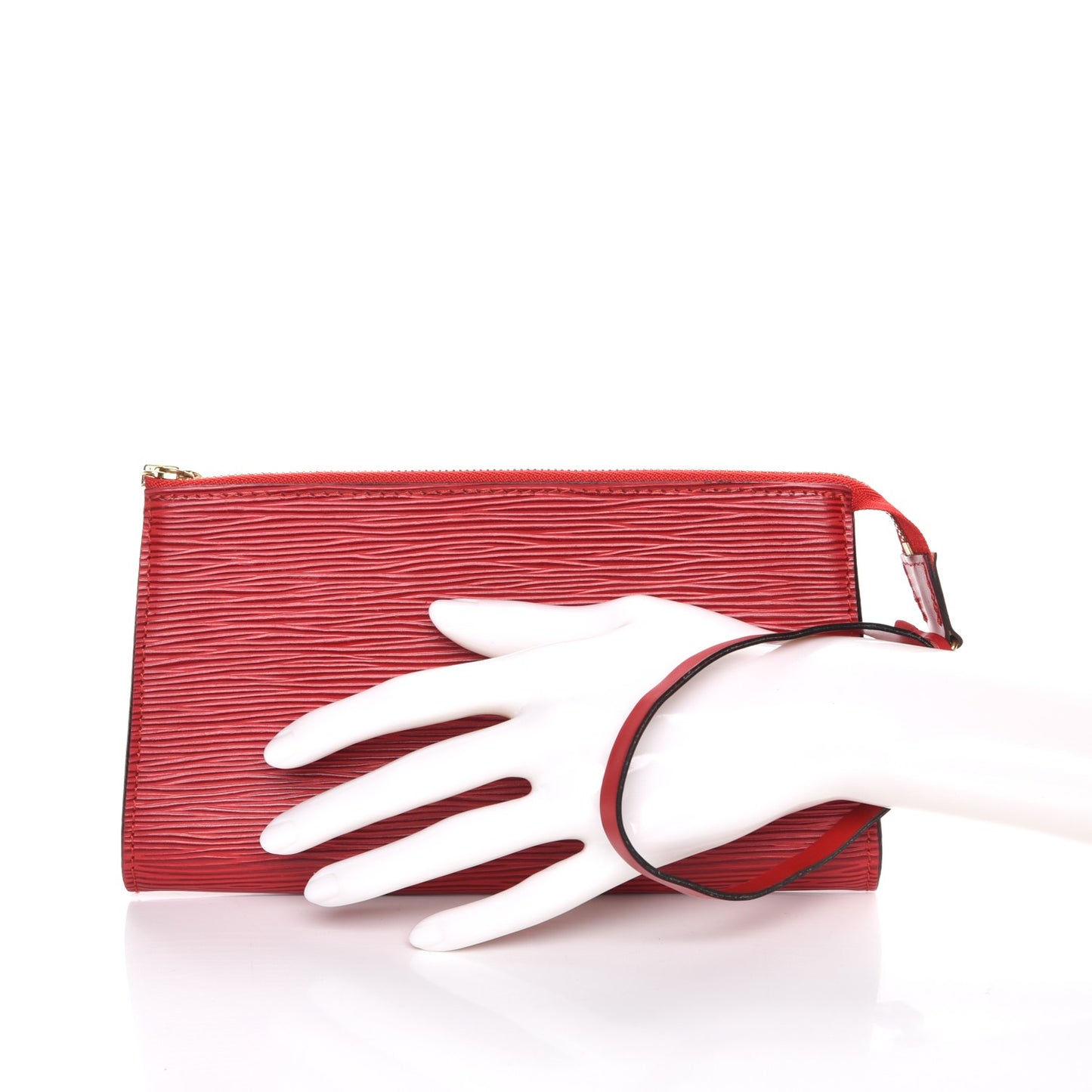Epi Pochette Accessories 21 Castillan Red