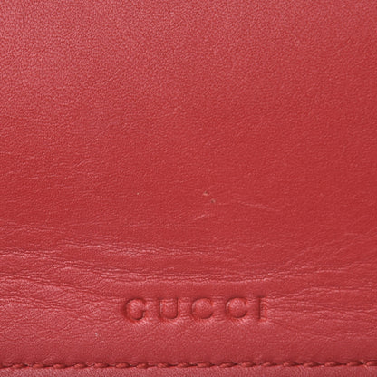 Gucci GG Supreme Monogram Merveilles Lips Zip Pouch Hibiscus Red 8 of 9