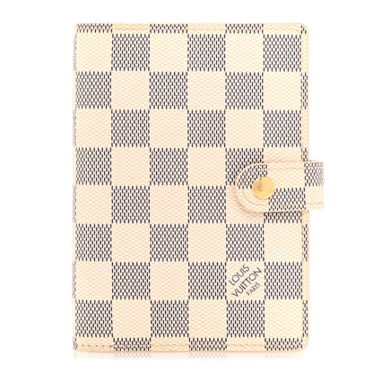 Louis Vuitton Damier Azur Small Ring Agenda Cover 1 of 14