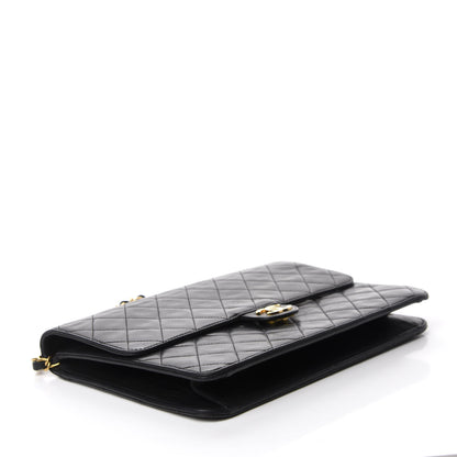 Chanel Lambskin Quilted Medium Single Flap Black 4 of 11