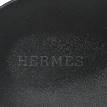 Hermes Calfskin Womens Empire Sandals 39 Black 7 of 11