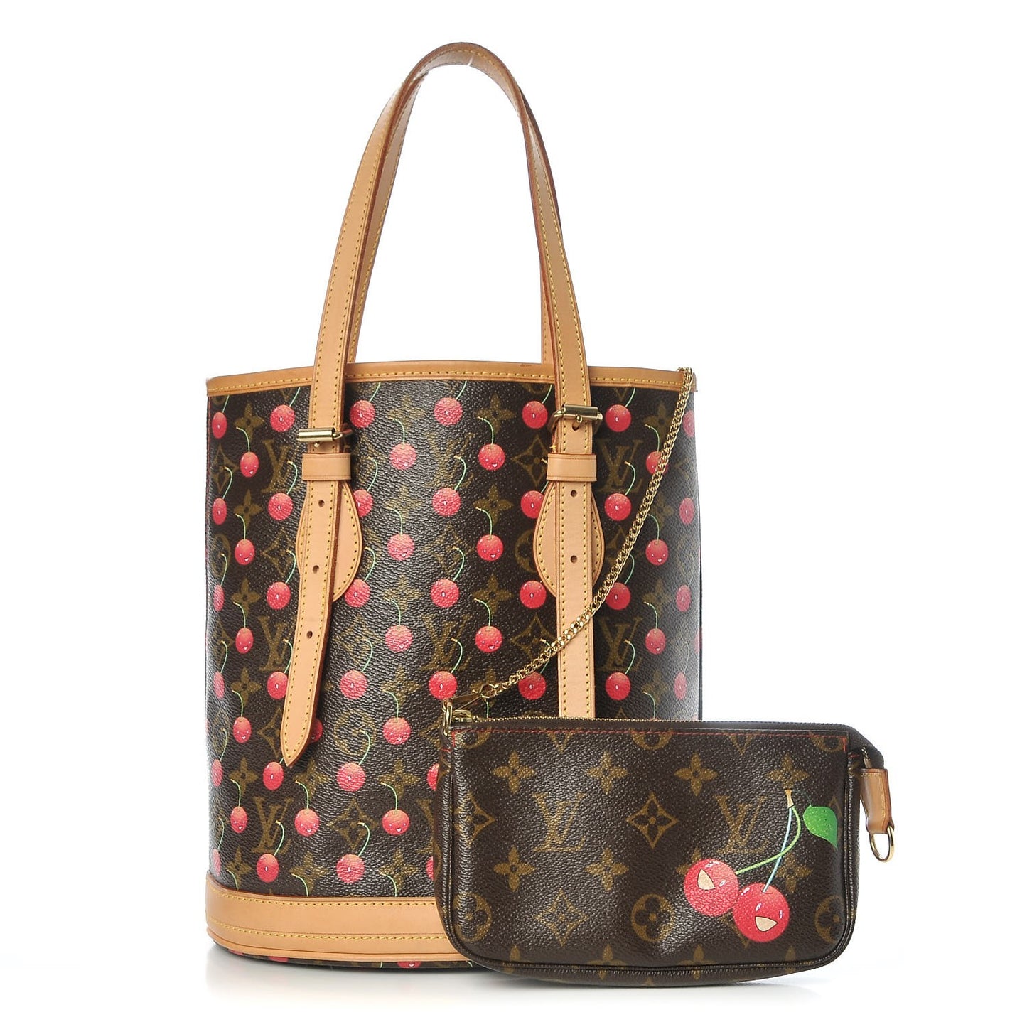Monogram Cerises Bucket Bag