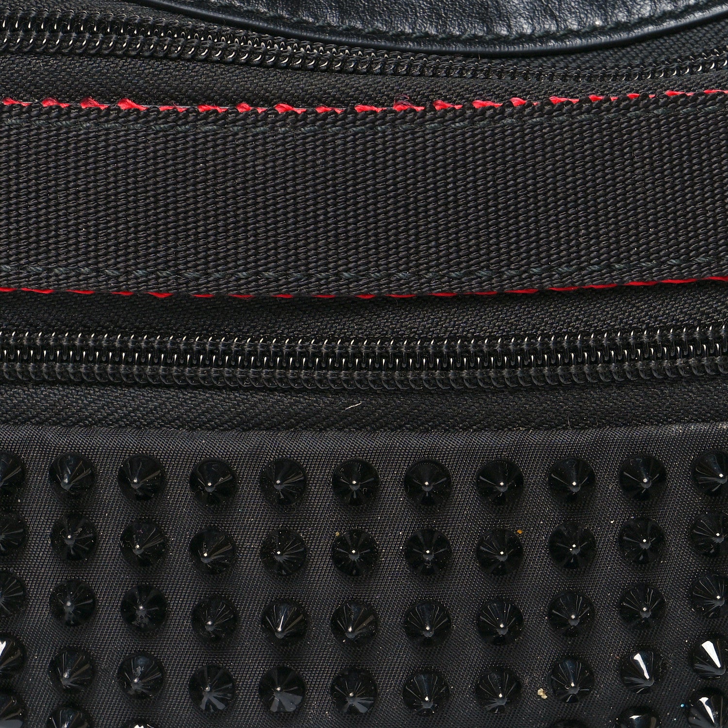 Christian Louboutin Calfskin Paris NYC Belt Bag Black 9 of 11
